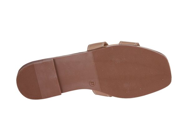 Oh My Sandals Slipper Taupe  (5566-TAUPE) - MerkenOutlet