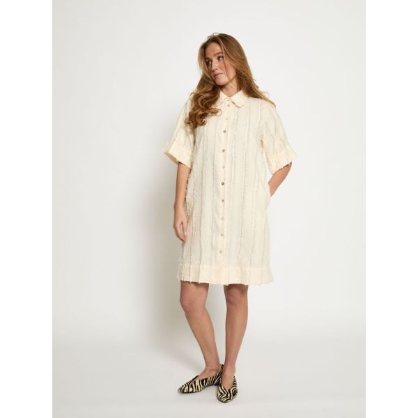 Peppercorn Nora Dress Whitecap Grey  (PC8814-0202) - MerkenOutlet