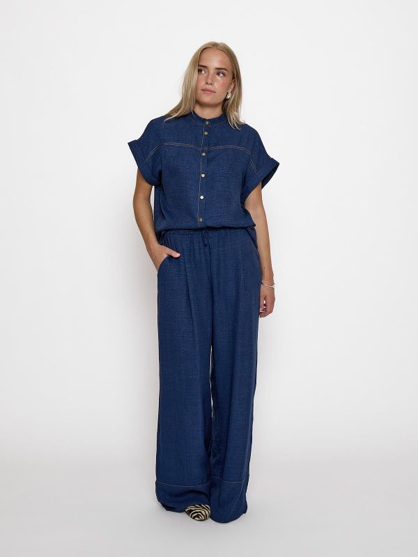 Peppercorn Ruth Pant Dark Navy Mel.  (PC8813-5270M) - MerkenOutlet