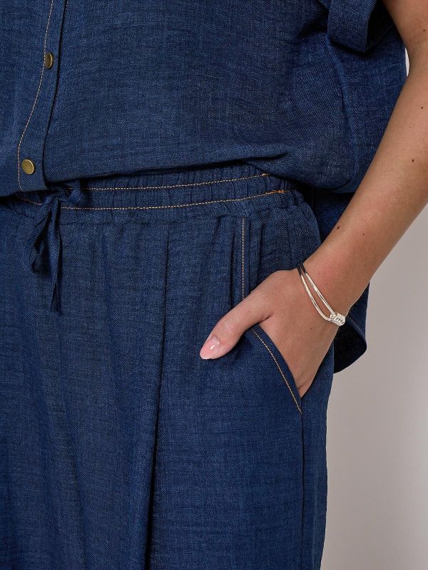 Peppercorn Ruth Pant Dark Navy Mel.  (PC8813-5270M) - MerkenOutlet