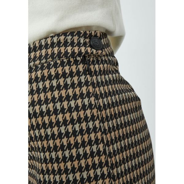 Peppercorn Luna High Waisted Wide Leg Pant Warm Sand Print  (PC69223-0273P) - MerkenOutlet