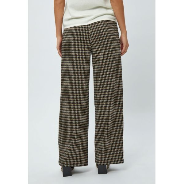 Peppercorn Luna High Waisted Wide Leg Pant Warm Sand Print  (PC69223-0273P) - MerkenOutlet