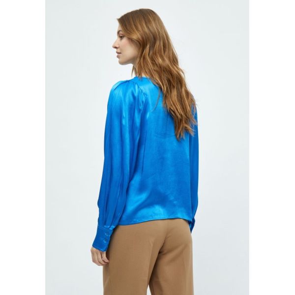 Peppercorn Olanna Long Sleeve Blouse Imperial Blue  (PC7138-1518) - MerkenOutlet