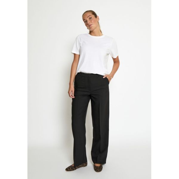 Peppercorn Gina Straight Pant Black  (PC8482-9000) - MerkenOutlet