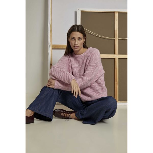 Peppercorn Juliana Denim Pant Mid Blue  (PC8509-9610) - MerkenOutlet