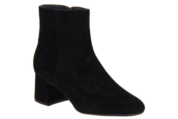 Peter Kaiser Zwart Suede Korte Laars  (94205.240) - MerkenOutlet