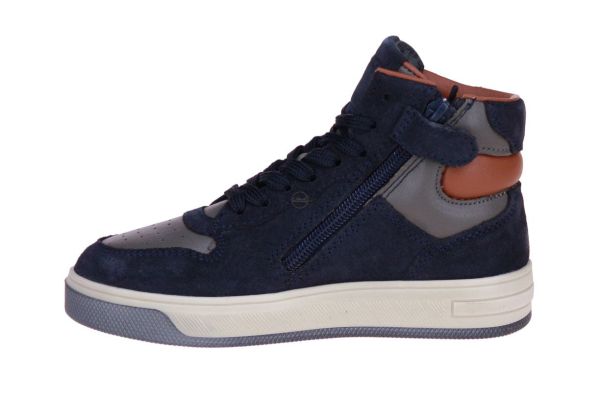 Pinocchio Blauw Hoge Sneaker  (P1263-46CO) - MerkenOutlet