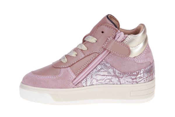 Pinocchio Roze Hoge Sneaker  (P1287-82CO) - MerkenOutlet