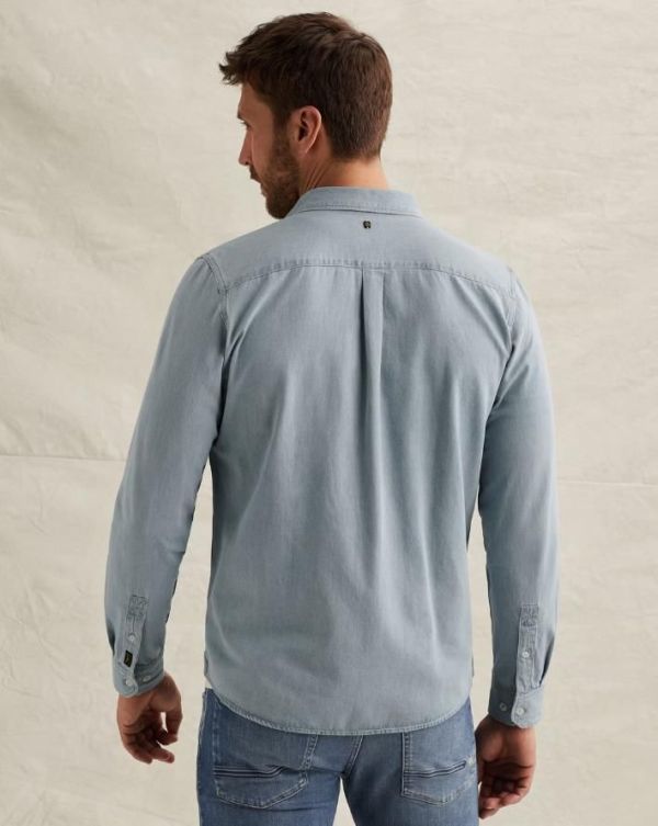 PME Legend LS Shirt Light Weight Bleach Denim  (PSI2602238-BLD) - MerkenOutlet