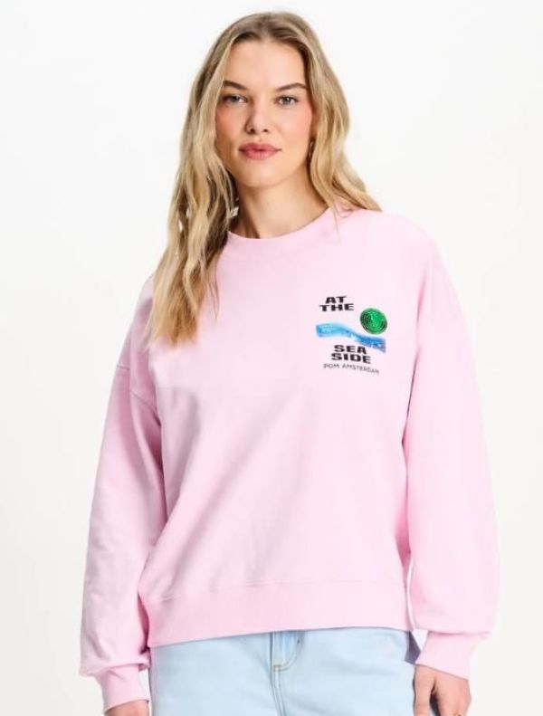 POM Sweater At The Seaside Pink  (SP9642) - MerkenOutlet