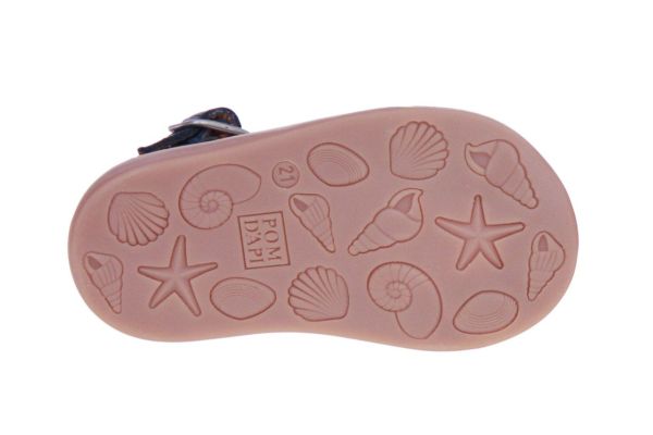 Pom d'Api Poppy Daddy Blauwe Sandaal  (POPPY-DADDY) - MerkenOutlet