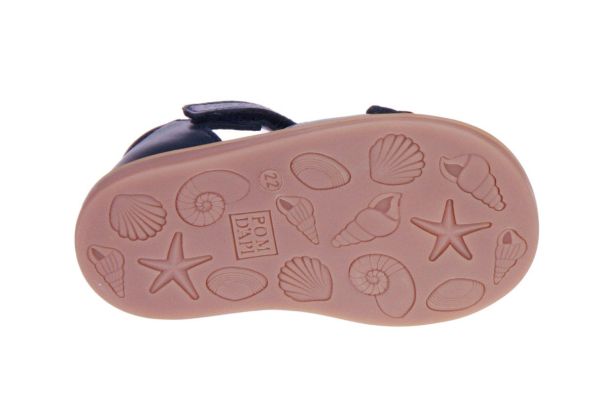 Pom d'Api Poppy Easy Blauwe Sandaal  (POPPY-EASY) - MerkenOutlet