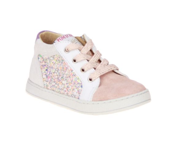 Pom d'Api Mousse Zip Witte Sneaker  (MOUSSE-ZIP) - MerkenOutlet