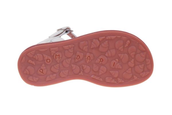 Pom d'Api Plagette Lux Witte Sandaal  (PLAGETTE-LUX) - MerkenOutlet