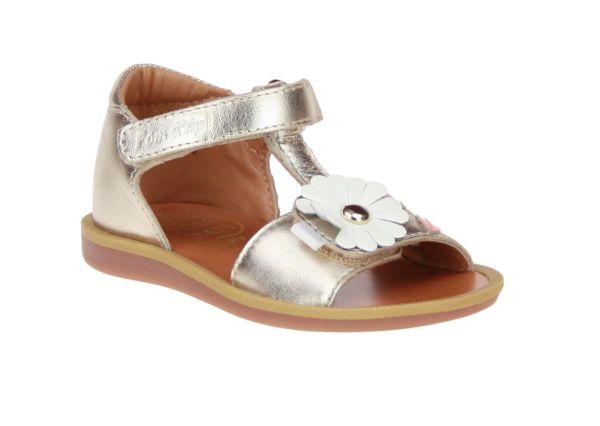 Pom d'Api Poppy Daisy Gouden Sandaal  (POPPY-DAISY) - MerkenOutlet