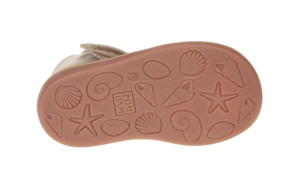 Pom d'Api Poppy Daisy Gouden Sandaal  (POPPY-DAISY) - MerkenOutlet