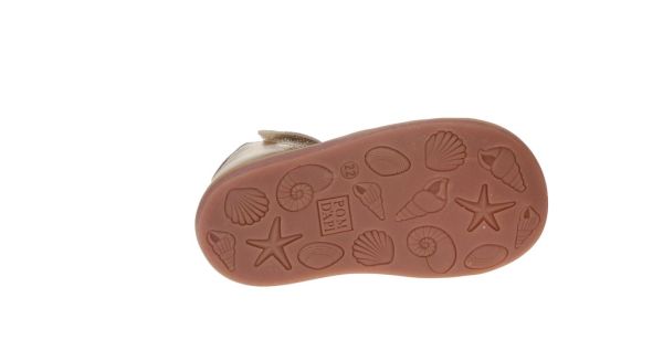 Pom d'Api Poppy Lux Gouden Sandaal  (POPPY-LUX) - MerkenOutlet