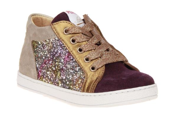 Pom d'Api Mousse Zip Brons Sneaker  (MOUSSE-ZIP) - MerkenOutlet