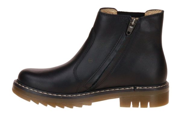 Pom d'Api Sid Jodzip Zwarte Korte Laars  (SID-JODZIP) - MerkenOutlet