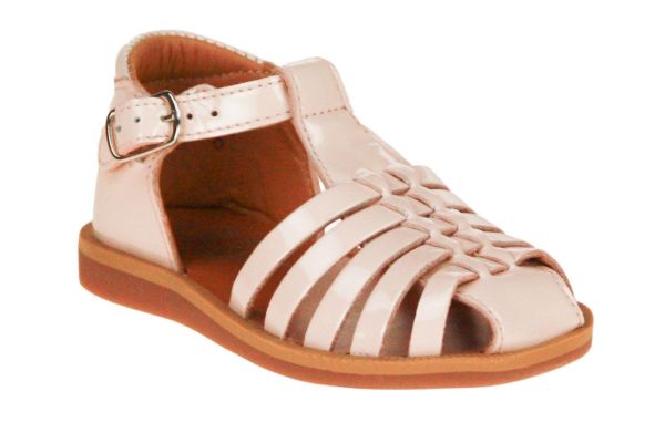 Pom d'Api Poppy Pitti Sandaal Lak Roze  (POPPY PITTI ROSE) - MerkenOutlet