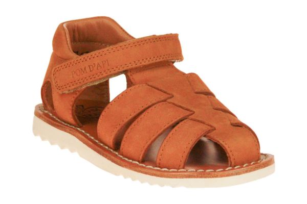 Pom d'Api Waff Papy Sandaal Camel  (WAFF-PAPY) - MerkenOutlet