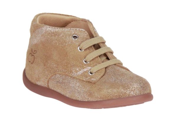 Pom d'Api Stand-Up Derby Beige-Gouden Eerste Stapper  (STANDUP derby curry biscuit) - MerkenOutlet