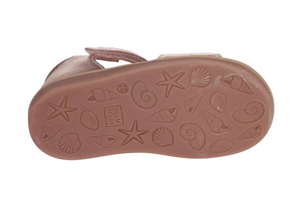 Pom d'Api Big Flo Metallic Roze Sandaal  (POPPY BIG FLO) - MerkenOutlet