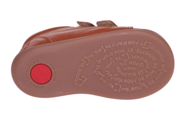 Pom d'Api Flex-Up Easy Camel Velcroschoen  (FLEX-UP) - MerkenOutlet