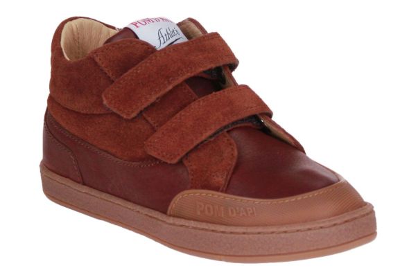 Pom d'Api Mousse Backy Velcroschoen Bruin  (MOUSSE BACKY) - MerkenOutlet