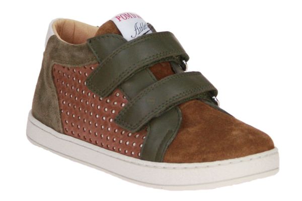 Pom d'Api Mousse Easy Perfo Dark Camel-Olive  (MOUSSE EASY) - MerkenOutlet