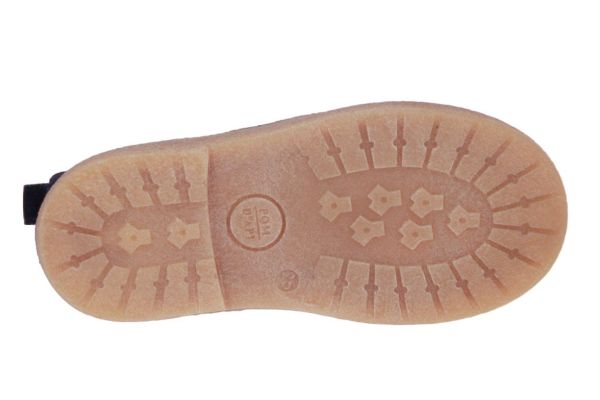 Pom d'Api Trix Jod Zip Brod Enkellaars Blauw  (TRIX JOD NAVY) - MerkenOutlet