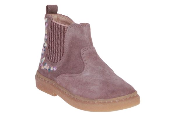 Pom d'Api Trix Jod Zip Brod Enkellaars Oud Roze  (TRIX JOD vieux rose) - MerkenOutlet