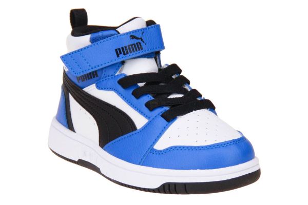Puma Rebound V6 Mid AC+PS Zwart/Blauw  (393832-06) - MerkenOutlet