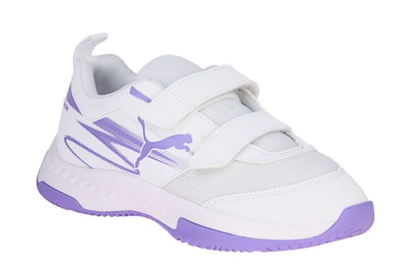 Puma Varion II V JR White-Lavender Alert Sneaker  (108106-04) - MerkenOutlet