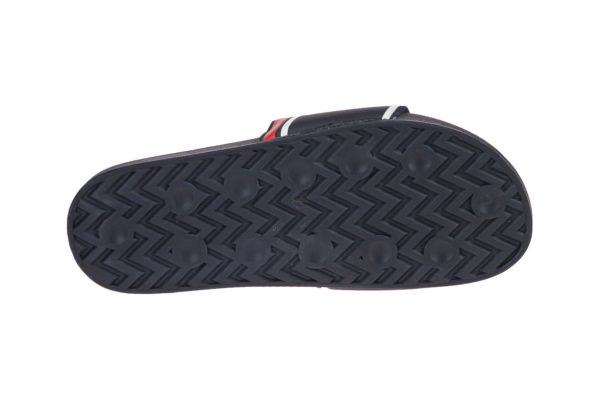 Polo Ralph Lauren Quilton Slide Blauwe Slipper  (QUILTON-SLIDE) - MerkenOutlet