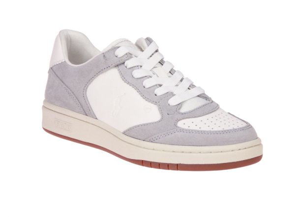 Ralph Lauren Polo Court Wit-Grijze Schoen  (809892282002) - MerkenOutlet