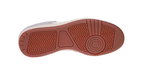 Ralph Lauren Polo Court Wit-Grijze Schoen  (809892282002) - MerkenOutlet