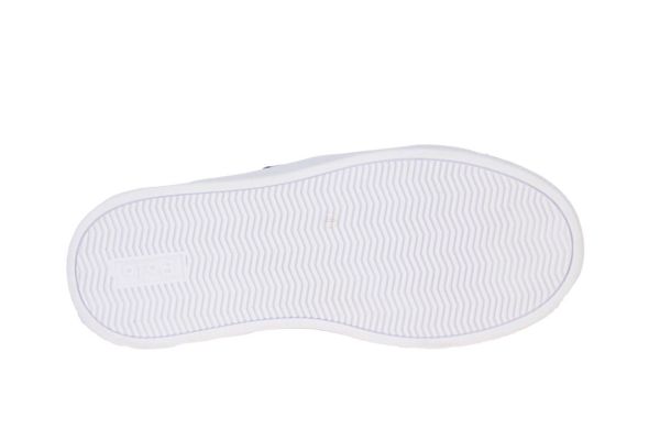 Ralph Lauren Polo Frazier PS Wit-Blauwe Sneaker  (FRAZIER WIT BLAUW) - MerkenOutlet