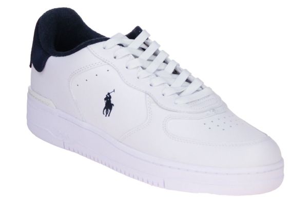 Ralph Lauren Masters Sneaker Wit-Blauw  (809978007003) - MerkenOutlet