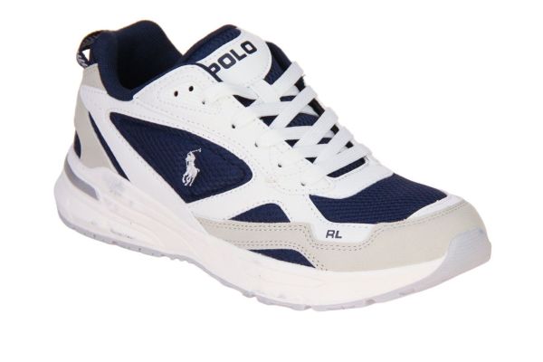 Ralph Lauren Polo Trackster 275 Sneaker Blauw-Wit  (RL04841411) - MerkenOutlet