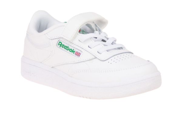 Reebok Club C 1V Wit-Groen  (100010357-41) - MerkenOutlet