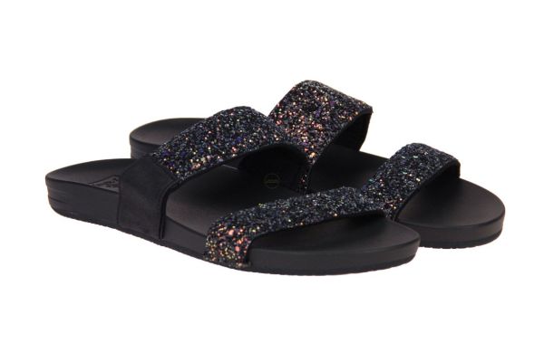 Reef Cushion Bounce Zwarte Slipper  (RF0A3OMT-RFPRK1) - MerkenOutlet