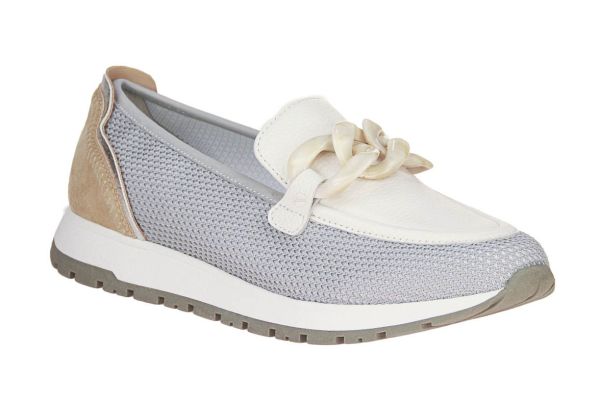 Regarde Le Ciel Eloida Wit-Grijze Moccasin  (ELOIDA-01) - MerkenOutlet