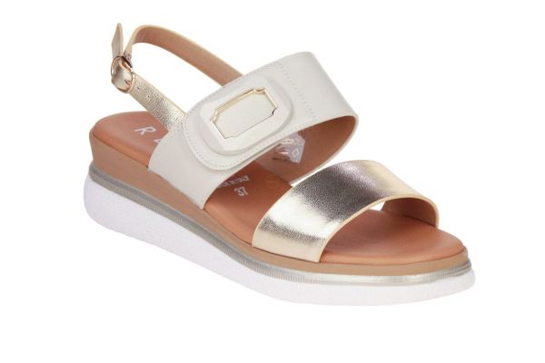 Repo Sandaal Goud  (10255-E6 Avorio) - MerkenOutlet