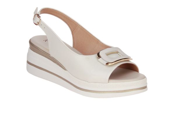 Repo Sandaal Offwhite  (18208-E6 Avorio) - MerkenOutlet