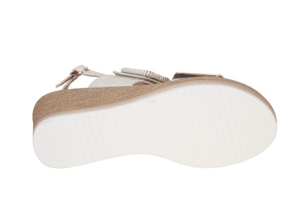 Repo Goud-Beige Sandaal  (53289-E6 Platino) - MerkenOutlet