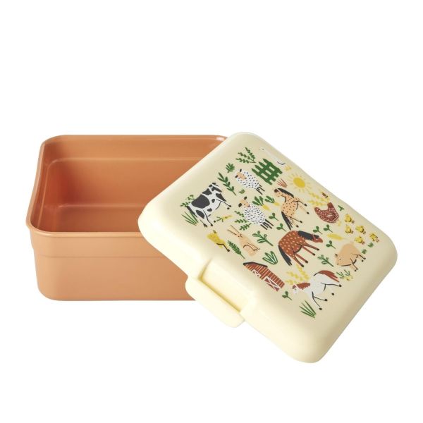 Rice Small Plastic Lunch Box Farm Totable  (BXLUN-SFARMTOTO) - MerkenOutlet