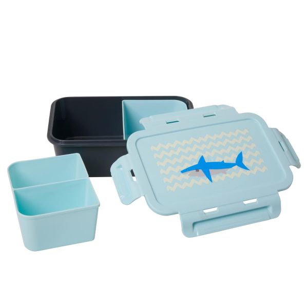 Rice Plastic Lunch Box Shark  (BXLUN-SHA) - MerkenOutlet