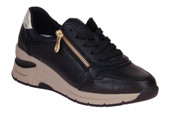 Rieker Sneaker Zwart  (N9301-00) - MerkenOutlet