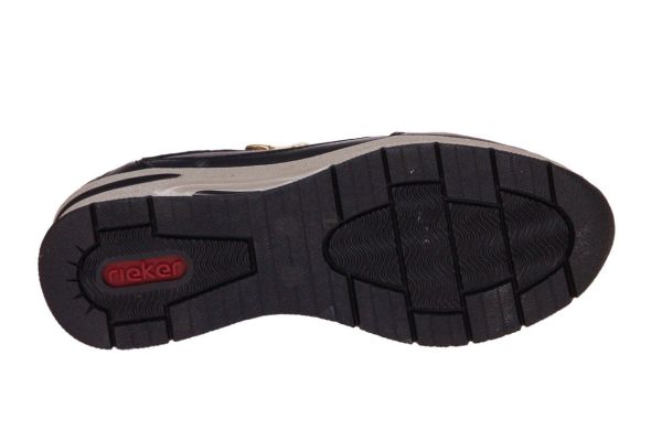 Rieker Sneaker Zwart  (N9301-00) - MerkenOutlet